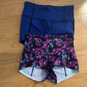 Lulu lemon shorts two pairs!